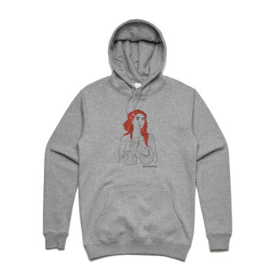 Clasped No Words Hooded Jumper Thumbnail