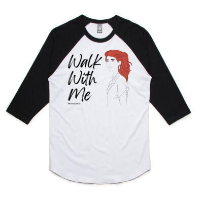 Walk With Me Raglan Tee Thumbnail